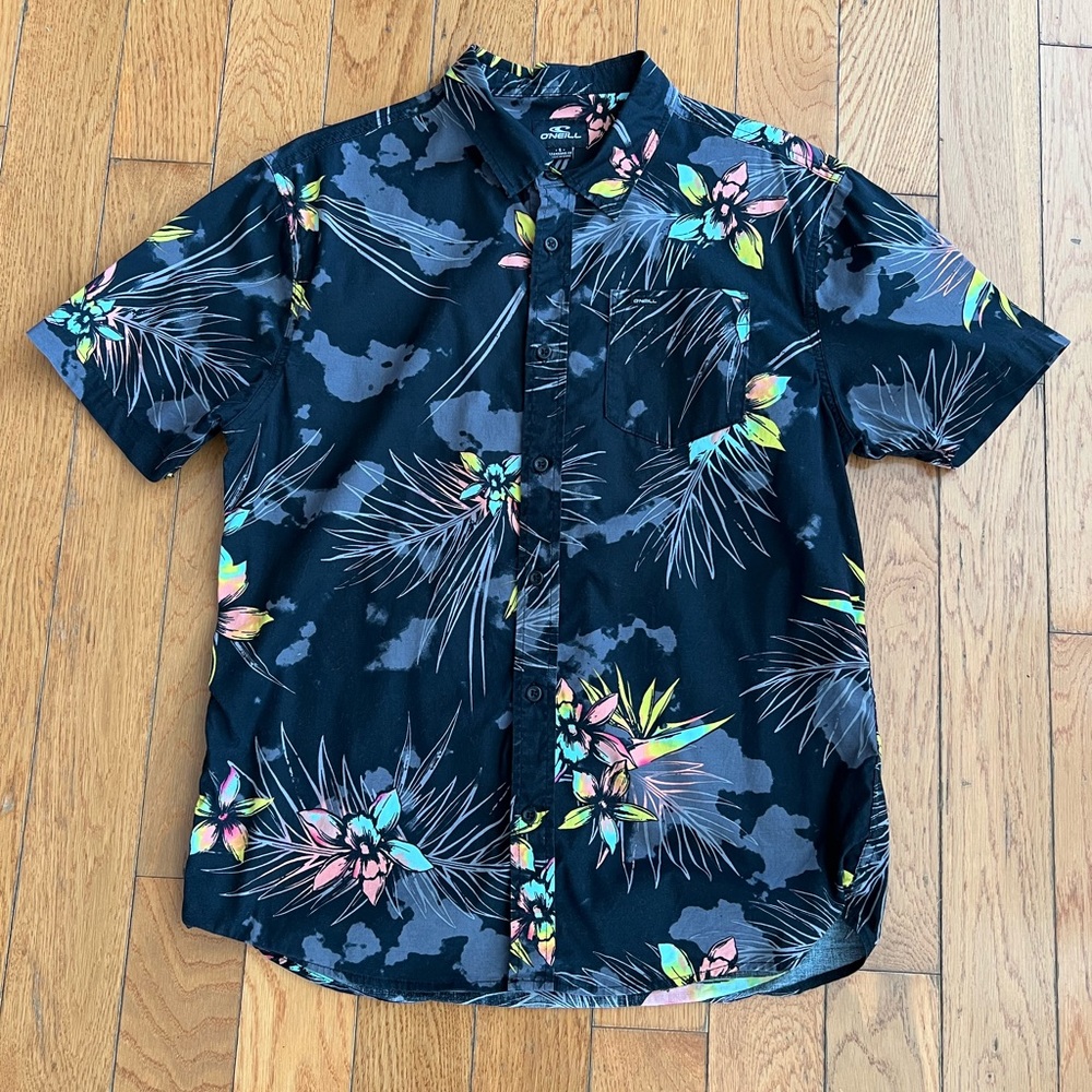 O’Neill Hawaiian Short Sleeve Men's Shirt ~ Small